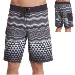 *NWOT* William Rast 4-Way Stretch Swim Trunk Board Shorts 32"x9.5"